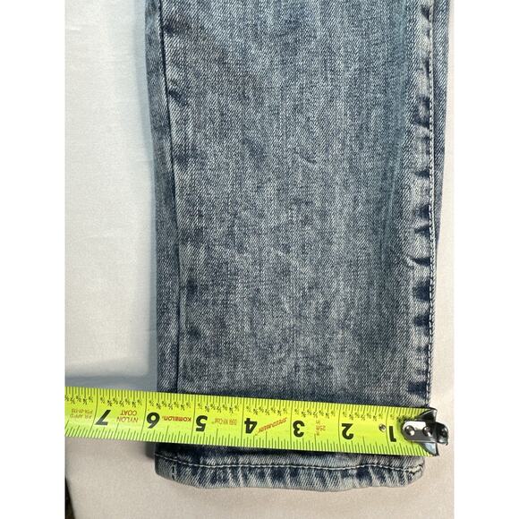 True Religion Jeans Mens 28x33 Blue Rocco Relaxed Skinny Acid Wash white tag - Picture 7 of 8